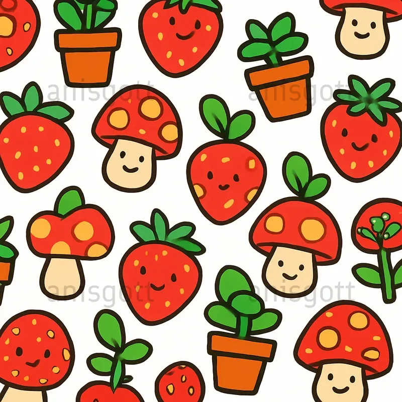 Bold And Cute Colorful Seamless Patterns