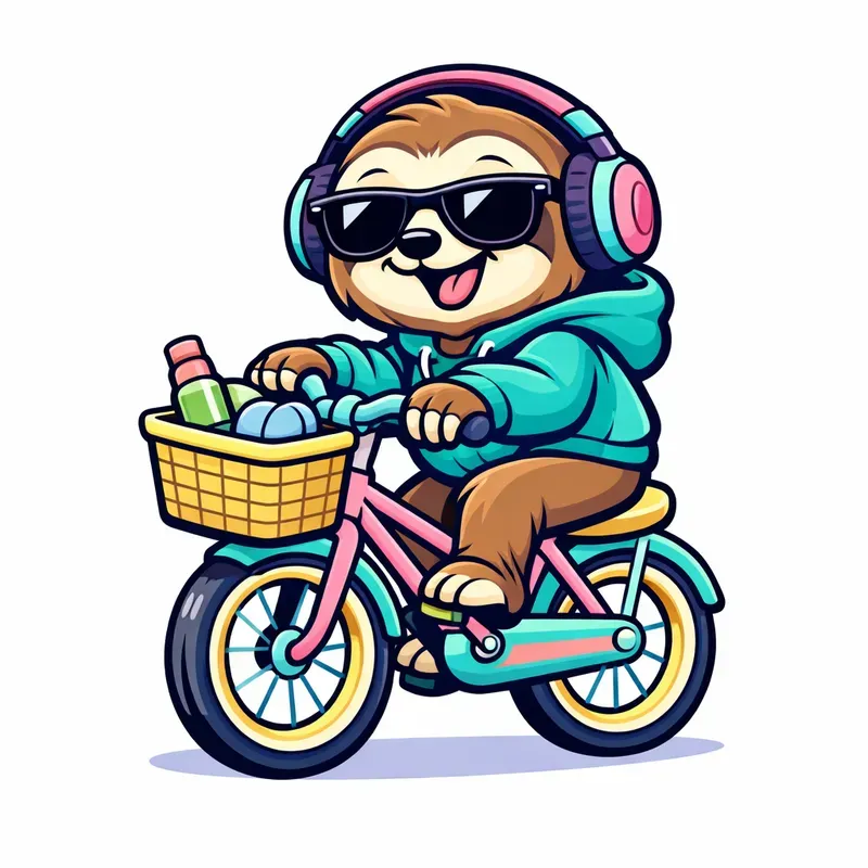 Retro Cartoon Mascot Rides
