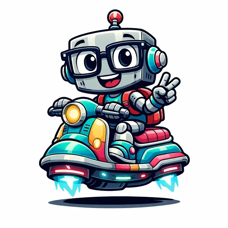 Retro Cartoon Mascot Rides