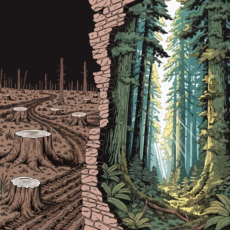 Splitscreen Eco Pollution Vectors