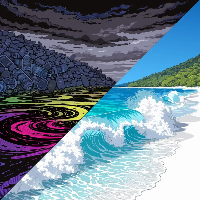 Splitscreen Eco Pollution Vectors
