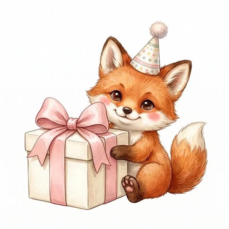 Kids Birthday Animal Clipart Sets