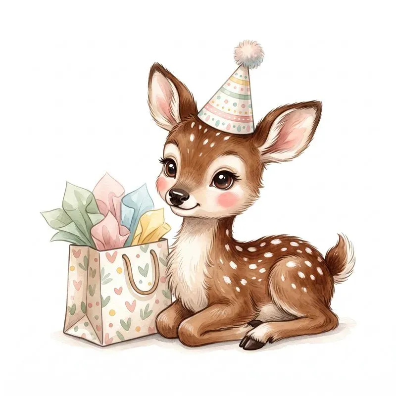 Kids Birthday Animal Clipart Sets
