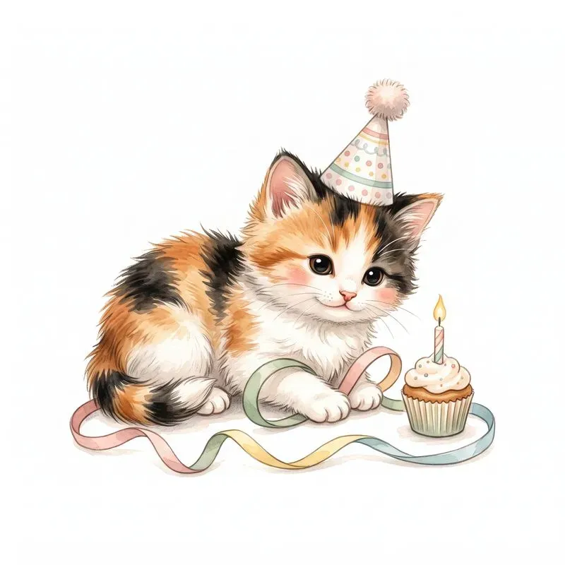 Kids Birthday Animal Clipart Sets