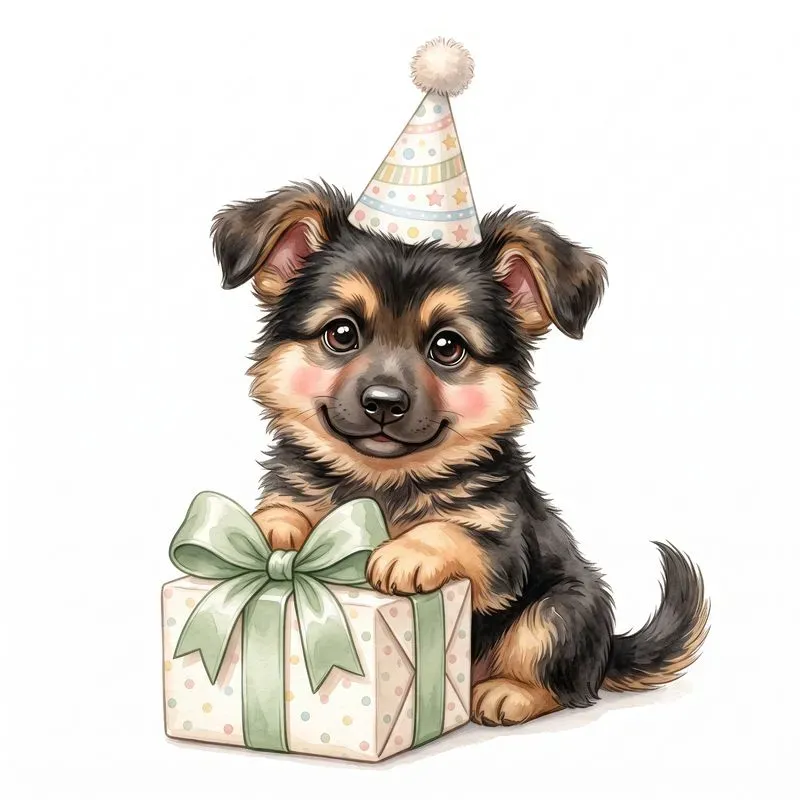 Kids Birthday Animal Clipart Sets
