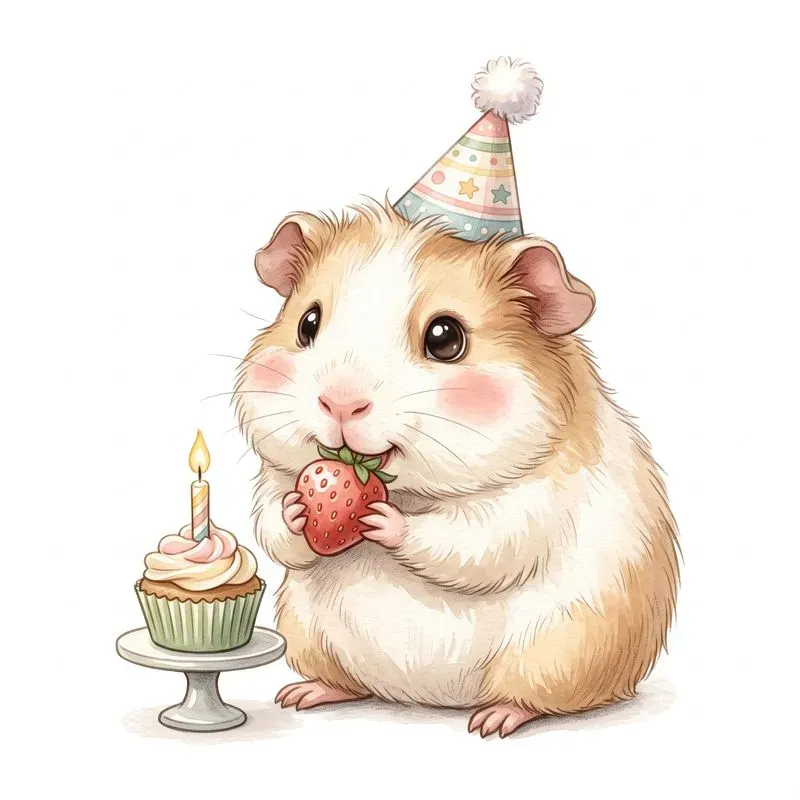 Kids Birthday Animal Clipart Sets