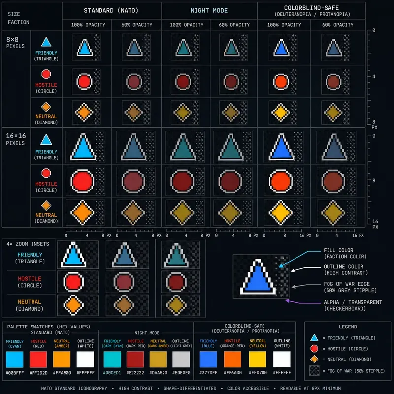 Minimap Radar Icon Systems