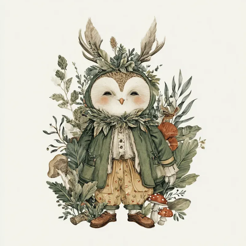 Vintage Botanical Cottage Core Art