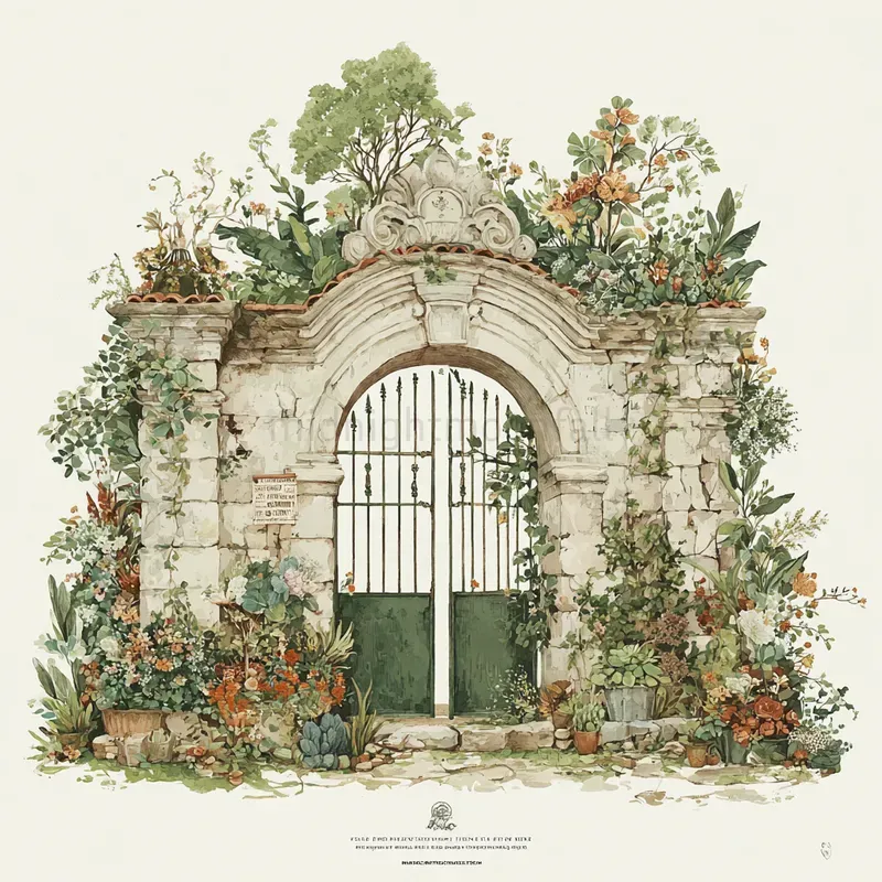 Vintage Botanical Cottage Core Art
