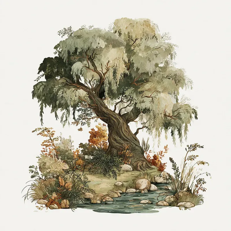 Vintage Botanical Cottage Core Art