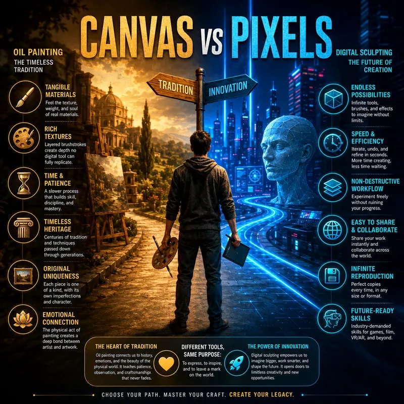 Comparison Infographic Poster Creators