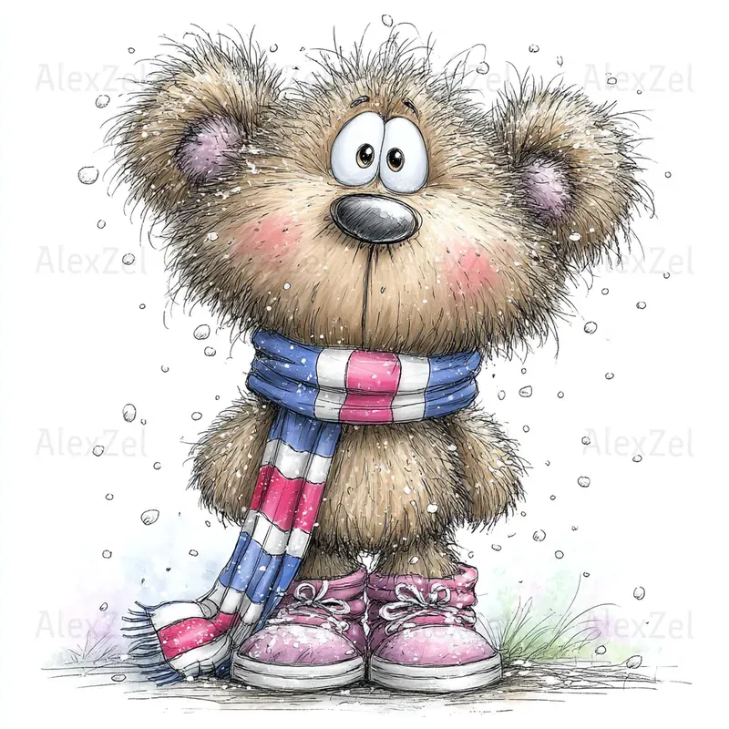 Cute Characters With National Symbols
