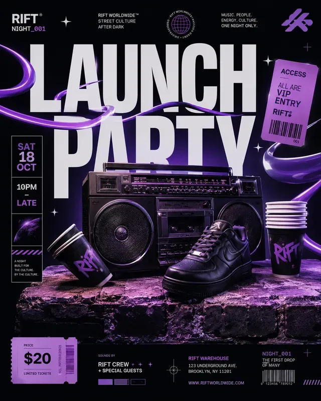 Streetwear Campaign Posters
