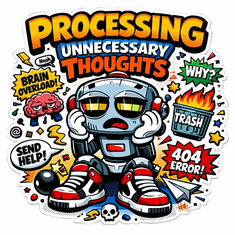 Funny Cartoon Brain Fog Characters