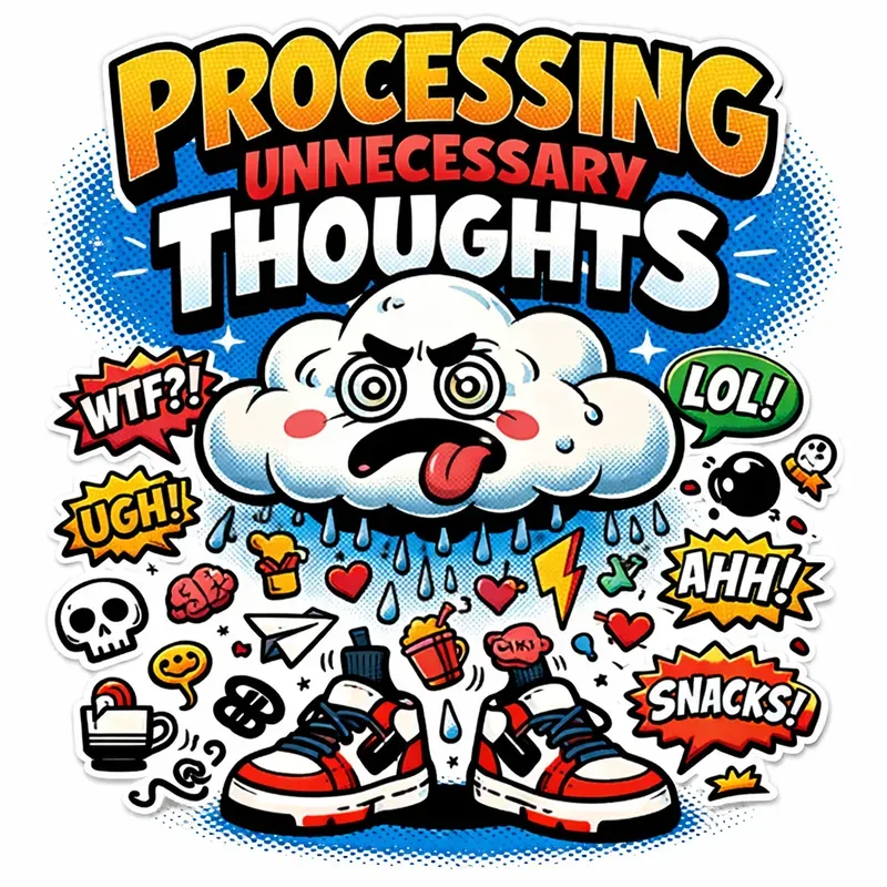 Funny Cartoon Brain Fog Characters