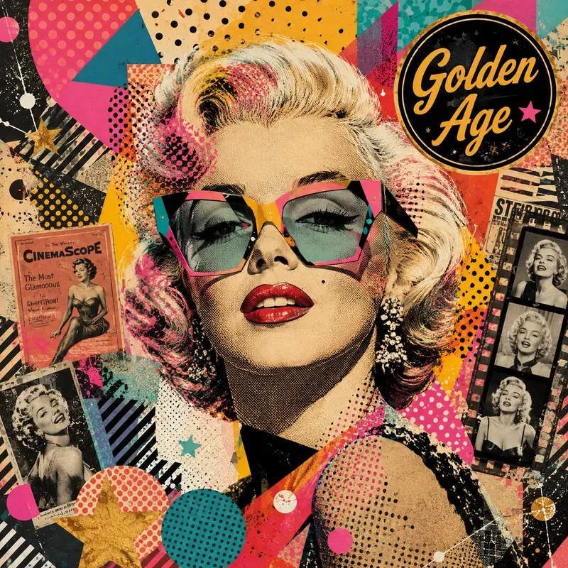 Popart Mixed Media Collage Portraits
