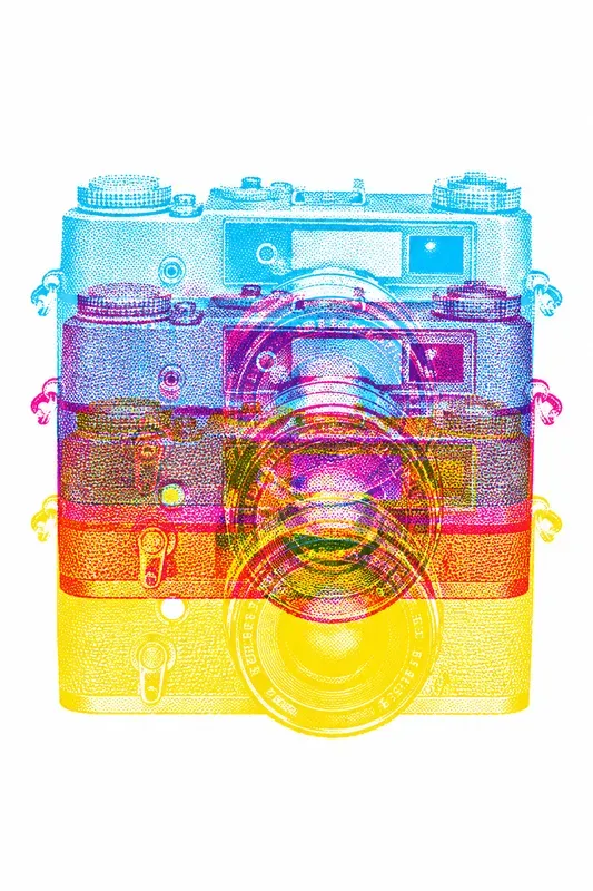 Cmyk Halftone Object Overlay Generator