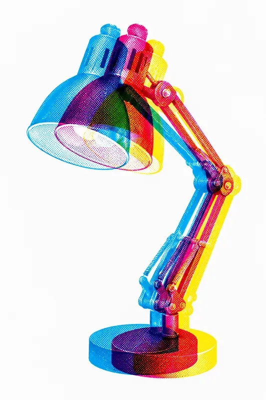 Cmyk Halftone Object Overlay Generator