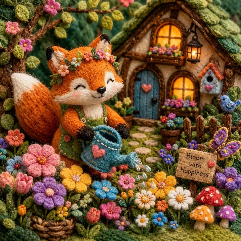 Whimsical Felt Art