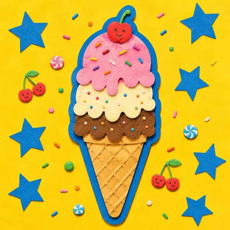 Retro Childrens Cutpaper Art Sets