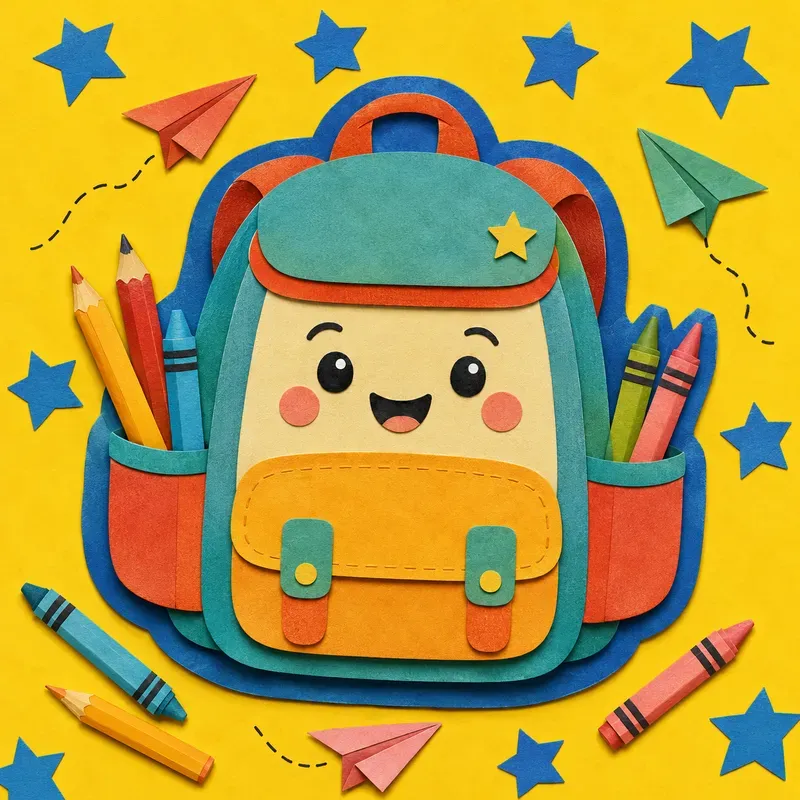 Retro Childrens Cutpaper Art Sets