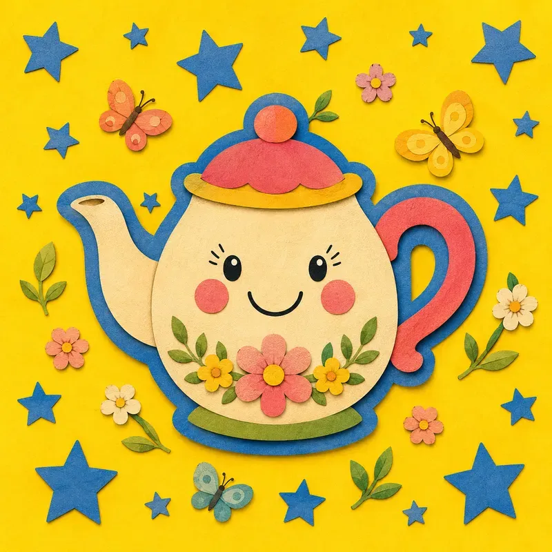 Retro Childrens Cutpaper Art Sets