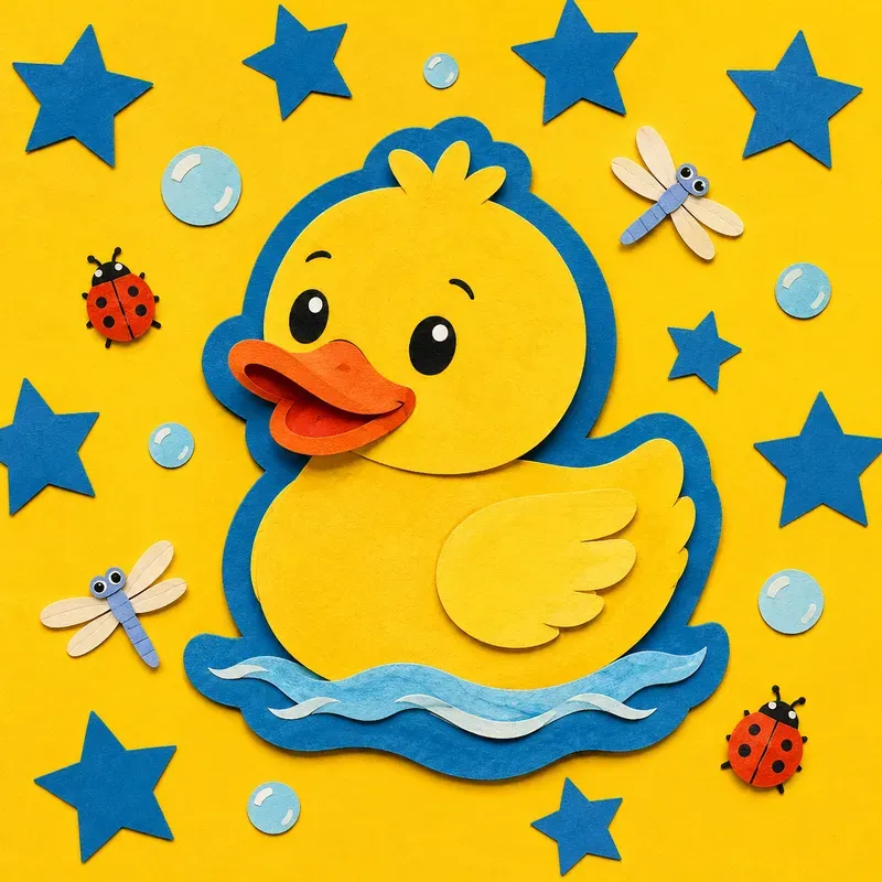 Retro Childrens Cutpaper Art Sets