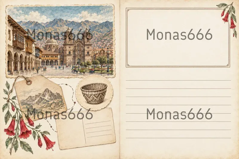 Vintage Travel Journal Page Spreads
