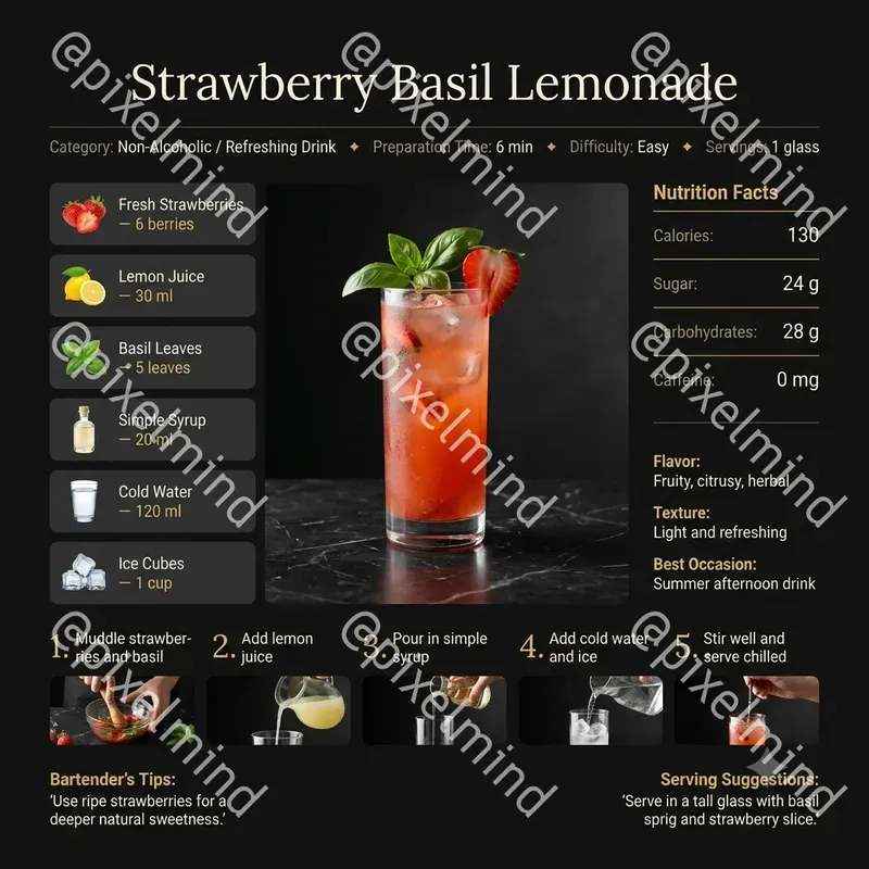 Luxury Drink Recipe Pages