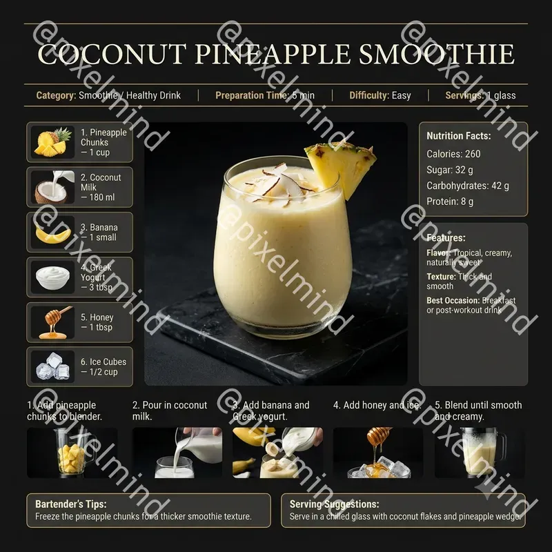 Luxury Drink Recipe Pages