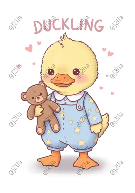 Sweet Animal Characters With Text Headers