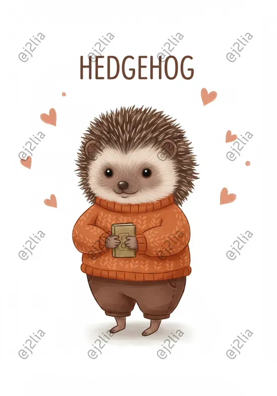 Sweet Animal Characters With Text Headers