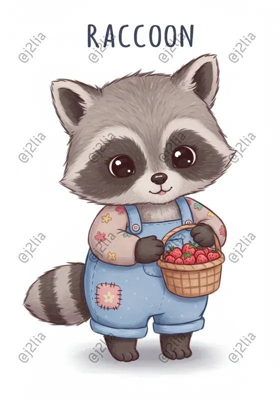 Sweet Animal Characters With Text Headers