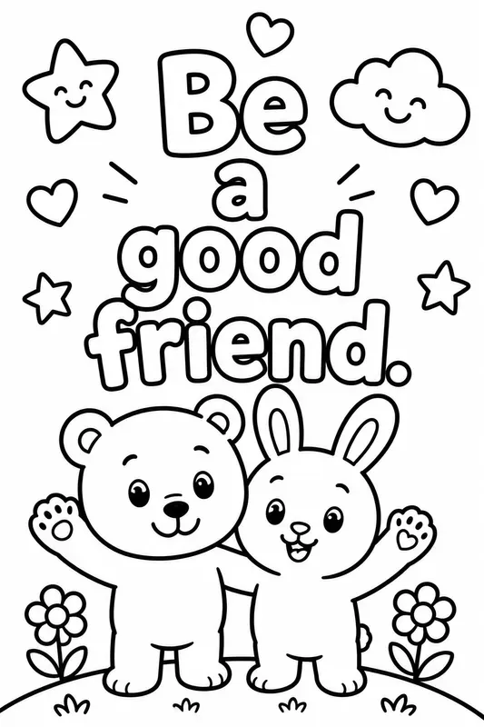 Kids Motivational Quotes Coloring Pages