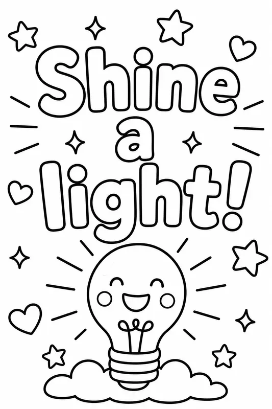 Kids Motivational Quotes Coloring Pages