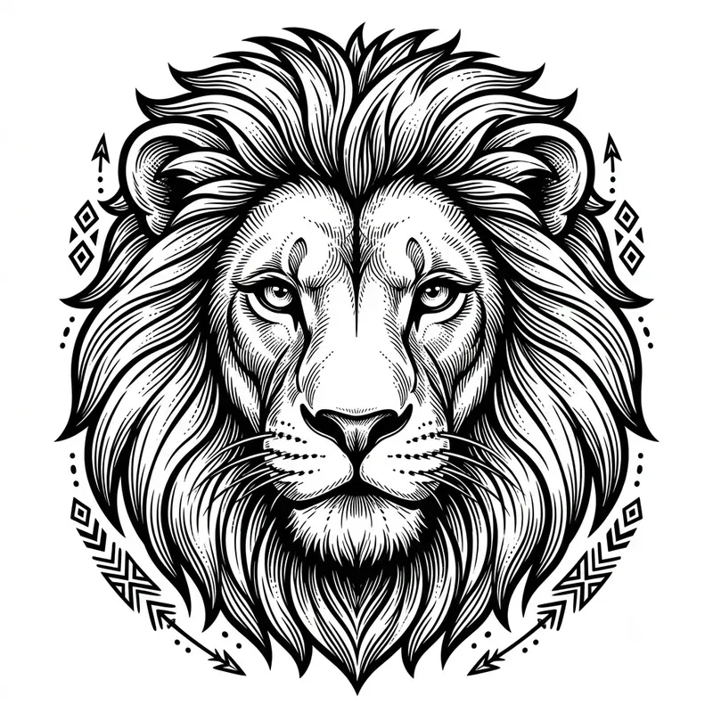 Bold Black Line Art