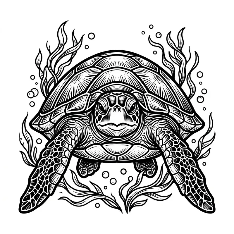 Bold Black Line Art