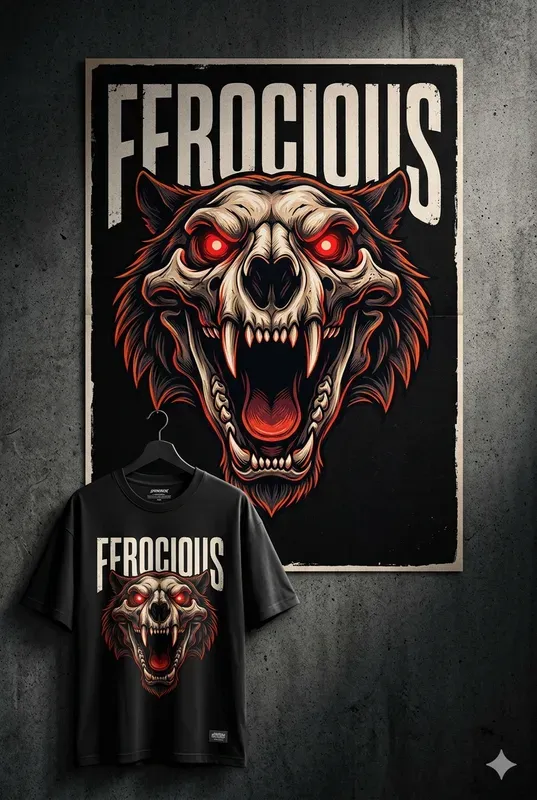 Ferocious Beast Tshirt Designs