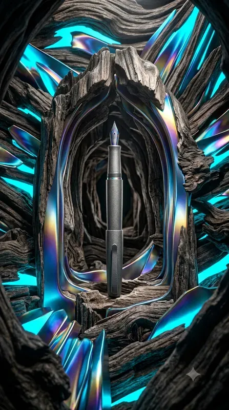 Driftwood Layer Anodized Titanium Stages