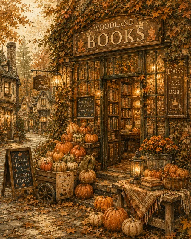 Cozy Autumn Bookshops