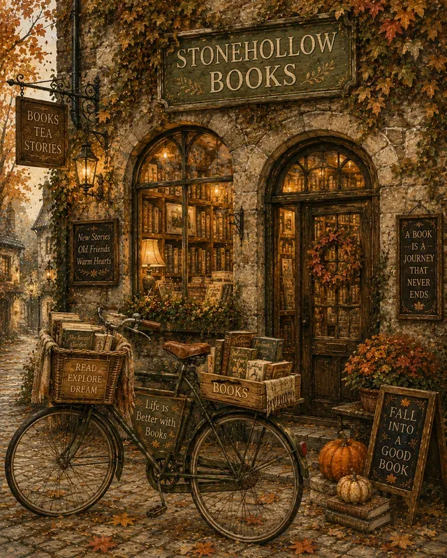 Cozy Autumn Bookshops