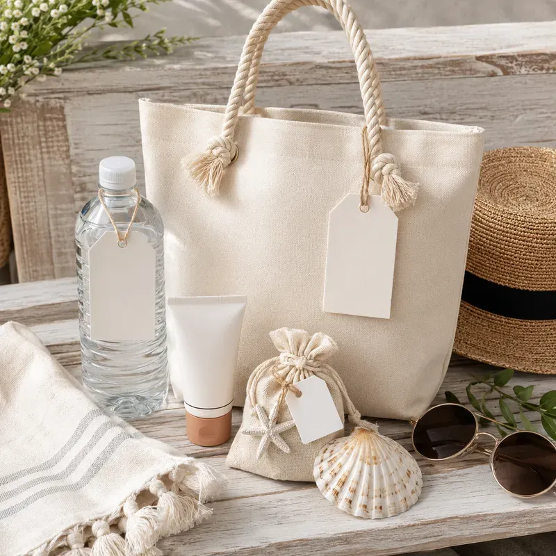 Wedding Welcome Gift Bag Flatlay Builders