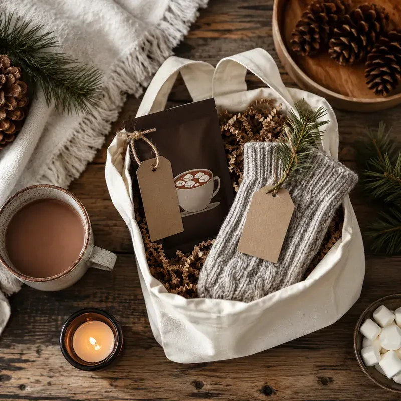 Wedding Welcome Gift Bag Flatlay Builders