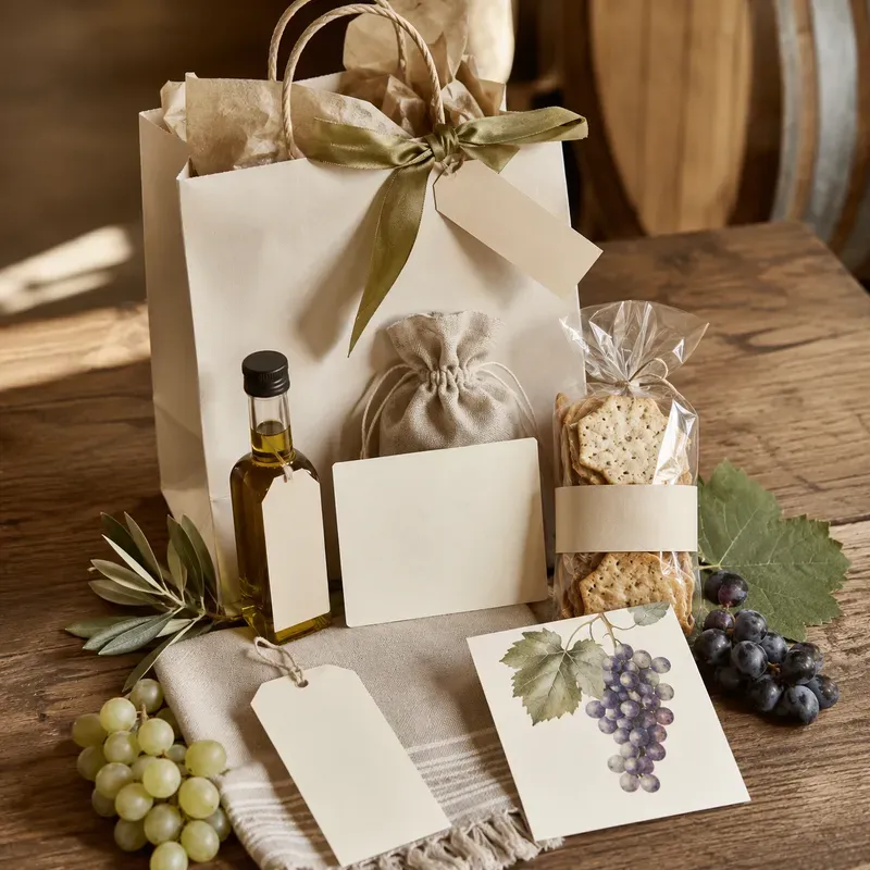 Wedding Welcome Gift Bag Flatlay Builders