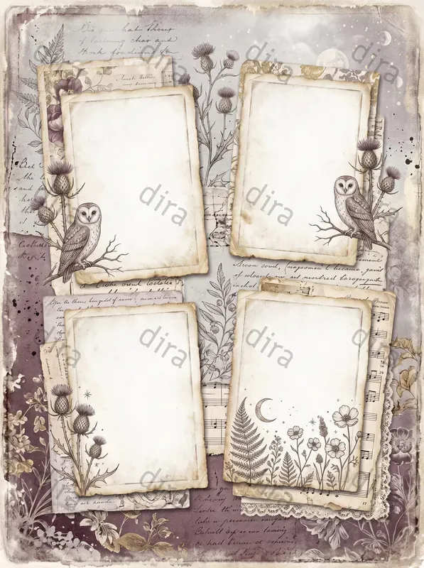 Romantic Feminine Journal Designs