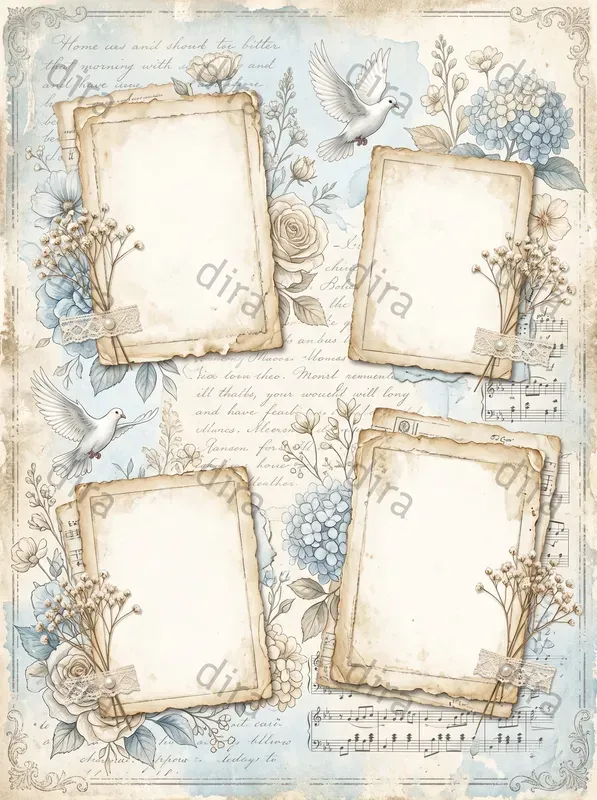 Romantic Feminine Journal Designs