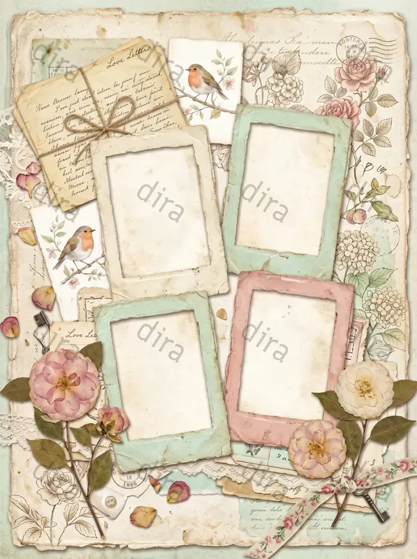 Romantic Feminine Journal Designs