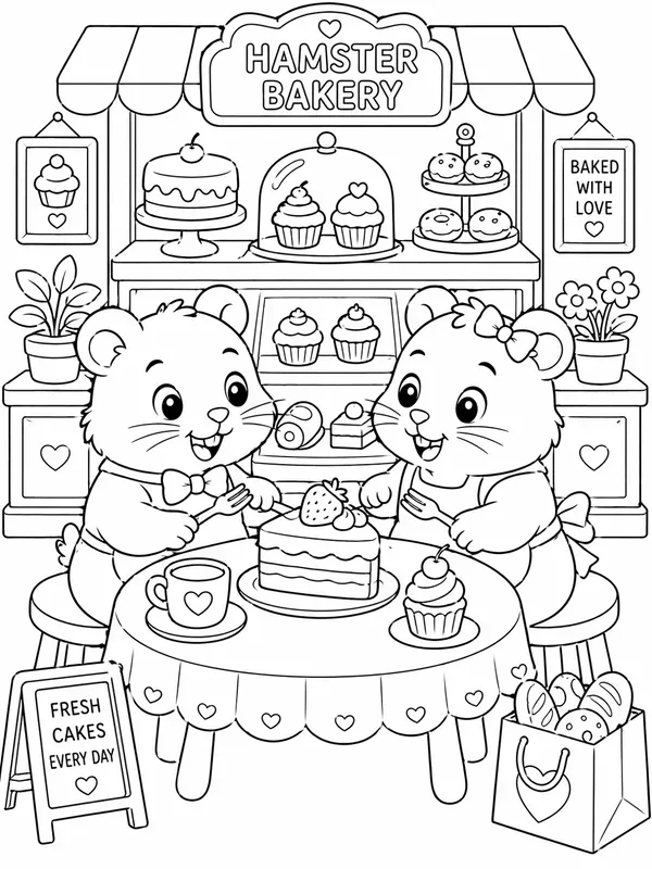 Animal And Friends Coloring Pages