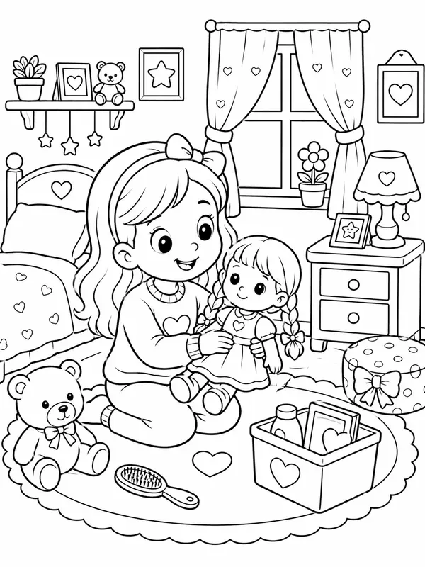 Animal And Friends Coloring Pages