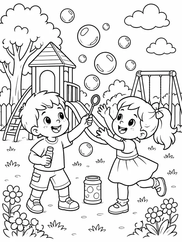 Animal And Friends Coloring Pages